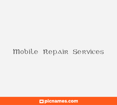 Mobile Repair Services